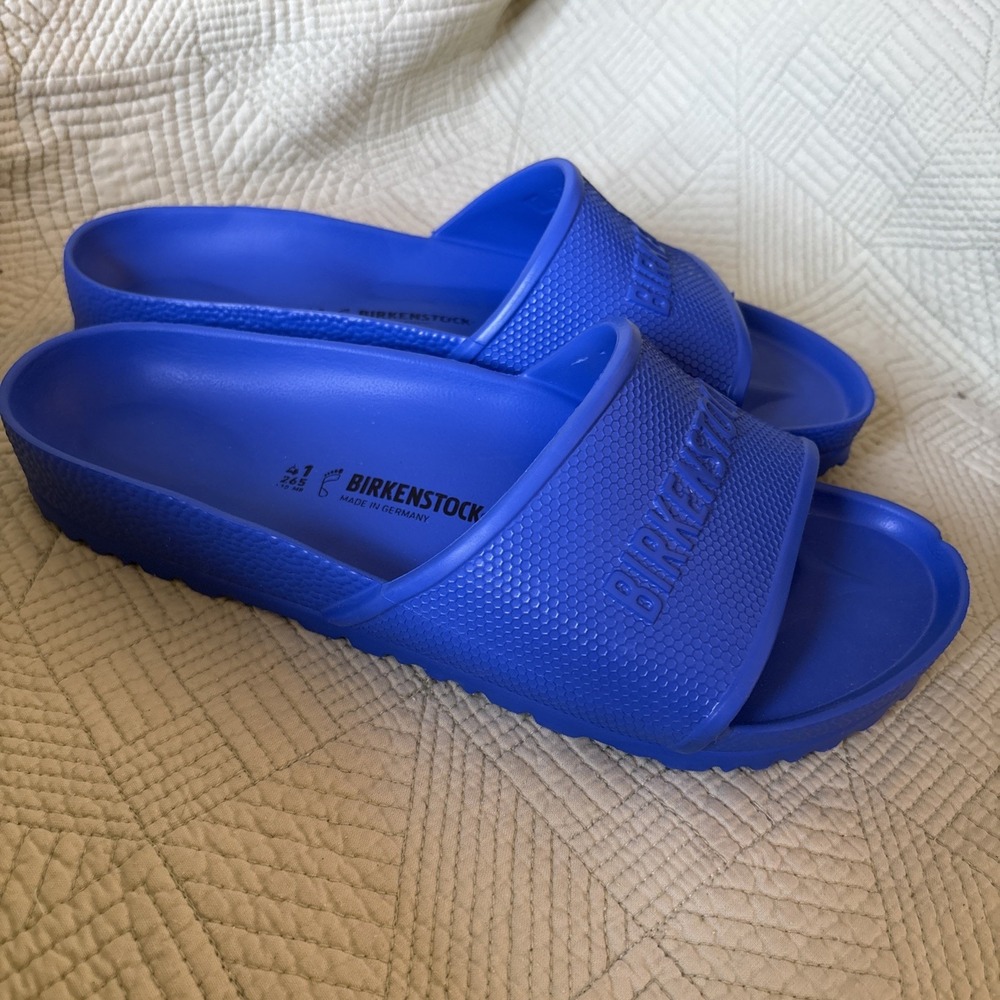 Birkenstock Barbados EVA Slides M 8-8.5 EU 41 Ultra Blue Beach Waterproof